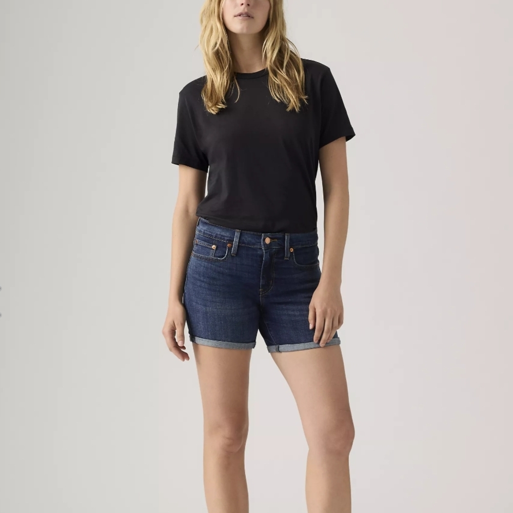 LEVI'S Rolled Hem Jean Shorts